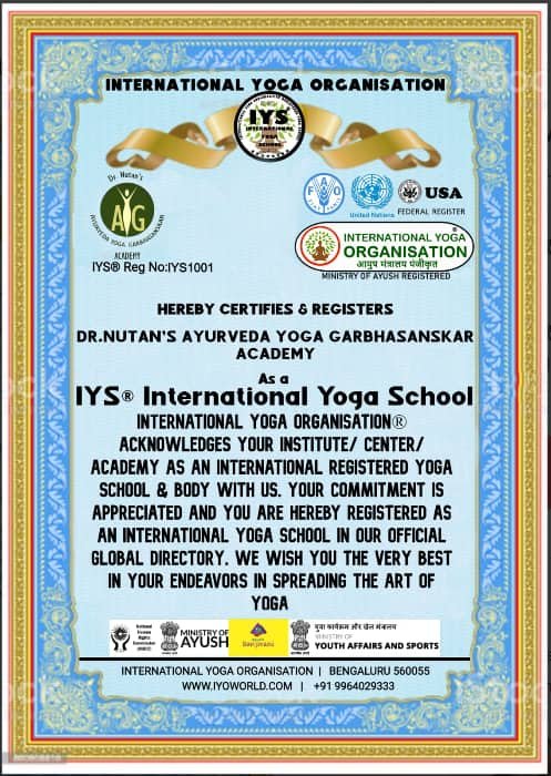 IYO certificate AYG academy